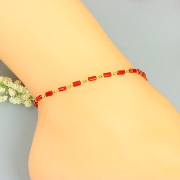 "Handmade Anklet – A Stylish Choice for Women, Thoughtful Gift Idea, EVCH1340 - Picture 1 of 10